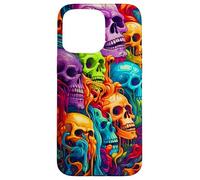 iPhone 15 Pro Max Graveside Colourful Skull Case