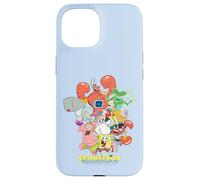 iPhone 15 SpongeBob SquarePants Group Shot Title Pose Poster Case