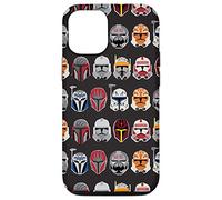 iPhone 15 Star Wars The Clone Wars Trooper Helmet Pattern Case