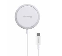 iPhone 15W USB-C Cable Swissten MagStick White
