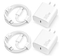 iPhone 16 15 Fast Charger, 30 W USB C Charger, Type C Charger, 2 Pieces 6 Foot Cable for iPhone 16/16 Plus/16 Pro/16 Pro Max/iPhone 15/15 Pro Max/Samsung