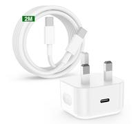 iPhone 16 15 Fast Charger [Apple MFi Certified] 1 Pack 20W PD USB C Charger Plug with 2M USB C to C Cable for iPhone 16 15/16 15 Pro/16 15 Pro Max/16 15 Plus,iPad Pro/Air/Mini,Apple 16 15