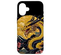 iPhone 16 Aesthetic Japanese Dragon Asian Japan Tattoo Japan Style Case