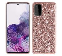 iPhone 16 Case, 3D Glitter Bling Sparkle Cute Clear Transparent TPU Gel Silicone Shockproof Cover Protective Case Girls Women for iPhone 16 Gold