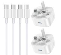 iPhone 16 Charger,2 Pack iPhone 15 Fast Charger Cable and Plug 25W Quick Charge for Apple i Phone 16e/16 Plus/16 Pro/16 Pro Max/15/15 Plus/15 Pro/15 Pro Max,New Rapid USB C to C Charging Lead and Plug