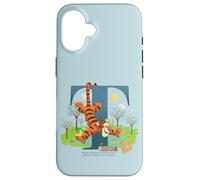 iPhone 16 Disney Alphabet Monogram Winnie the Pooh Letter T for Tigger Case