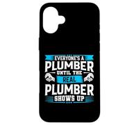 iPhone 16 Plus Funny Plumbing Art Men Women Master Plumber Plumbing Lovers Case