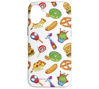 iPhone 16 Plus Marvel Menu Spider-Man Funny Super Hero Snack Foods Pattern Case