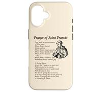 iPhone 16 Prayer of Saint Francis Lord, make me an instrument Case