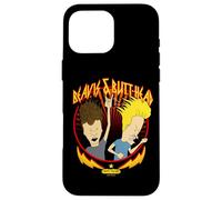iPhone 16 Pro Max Beavis and Butt-Head Neon Rock Portrait Case