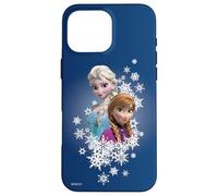 iPhone 16 Pro Max Disney Frozen Anna and Elsa Sisters and Snowflakes Case