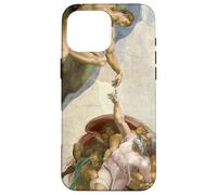 iPhone 16 Pro Max Michelangelo Creation Of Adam Sistine Chapel Art Phone Cover Case