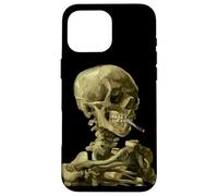 iPhone 16 Pro Max Vincent Van Gogh Skull smoking Cigarette Skeleton Artistic Case
