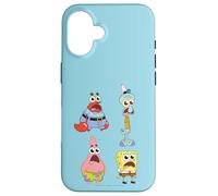 iPhone 16 SpongeBob SquarePants SpongeBob Cast Group Stare Logo Case