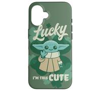 iPhone 16 Star Wars Mandalorian Grogu Lucky I’m This Cute Green Case