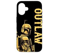 iPhone 16 Star Wars The Book of Boba Fett Outlaw Black Case