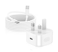 iPhone 17 16 15 Charger Cable and Plug, 20W Apple USB C Charger Type C Cord 2M Fast Charging for iPhone 17 Air/16 Pro/16 Pro Max/15 Pro/15 Plus/iPad Pro Air