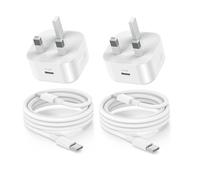 iPhone 17 16 15 Charger Fast Charging with 2M USB C to C Cable Lead, 20W Type C Fast Charger Plug for Apple iPhone 17 Pro Max/17 Air/16 Pro/16e/15 Plus/MacBook Pro 2022/iPad Pro/Mini 12.9/11 inch