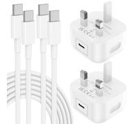 iPhone 17 16 15 Fast Charger, 20W USB C Charger Fast Charging Plug and 2M Type C to C Cable Lead for Apple iPhone 17 Pro Max/17 Air/16 Pro Max/16/15 Plus/15/MacBook Pro/iPad Pro 12.9/11 inch/Air/Mini