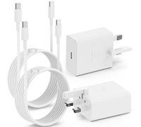 iPhone 17 16 15 Fast Charger, 45W USB C Charger Fast Charging Plug 1M+2M Type C to C Cable Lead for Apple iPhone 17 Pro Max/17 Air/16 Pro Max/16/15 Plus/15/MacBook Pro/iPad Pro/Mini/Samsung Galaxy S26