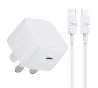 iPhone 17 16 Charger,30W i Phone 15 Fast Charger USB C Cable and Plug 9V 15V 20V Super Charge for New Apple iPhone 17 Pro Max/Air/16e/16 Plus/16 Pro Max/15,2M New Type C to C Charging Lead and Head