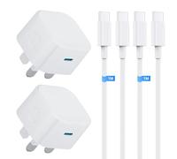 iPhone 17 Charger,40W i Phone 17 16 15 Fast Charger USB C Cable and Plug 9V 15V 20V Super Charge for Apple iPhone 17 Pro Max/Air/16e/16 Plus/16 Pro Max,2 Pack 1M New Type C to C Charging Lead and Head