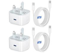 iPhone 17 Charger USB C,2Pack 25W New i 16 Type C Fast Charging Cable and Plug 2M Super Charge for i Phone 17 Pro Max/Air/16e/16 Plus/16 Pro Max/15 Plus Pro Max,iPad M3 M4 10th A16 A17 11th 2024 2025