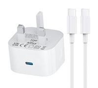 iPhone 17 Charger USB C, 30W i Phone 17 Type C Fast Charger Cable and Plug Charge Compatible with Apple iPhone 17 Pro Max/Air/16/16e/16 Plus/16 Pro Max/15 Series,1M New C to C Charging Lead and Head