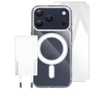 iPhone 17 Pro Max 3-in-1 Starter Pack Case with 20W USB-C power supply