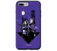 iPhone 7 Plus/8 Plus Marvel Hawkeye Clint Barton and Kate Bishop Purple Case
