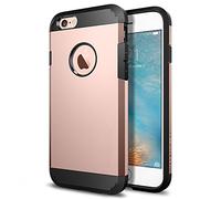 iPhone 7 Plus Case,iPhone 8 Plus Case, Tough Armour Survivor Defender Dual Layer Tough Back Case for iPhone 7 Plus,iPhone 8 Plus with Circle Cut-Out for Apple Logo (Rose Gold)