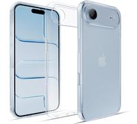 (iPhone Air (6.5 inch)) For iPhone 17 Pro Max Case Silicone Gel Protective Slim Bumper Soft Phone Cover - Crystal Clear Transparent (iPhone 17 Pro Max 6.9 inch 2025)