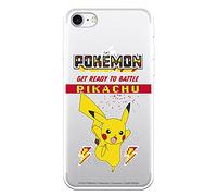 iPhone Case iPhone 7 - iPhone 8 - iPhone SE Official Pokemon Pikachu Get Ready To Battle Choose the design that you like for your iPhone 7 - iPhone 8 - iPhone SE