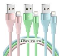 iPhone Charger 3Pack 10 FT Apple MFi Certified Lightning Cable Fast Charging iPhone Charger Cord Compatible with iPhone 14 13 12 11 Pro Max XR XS X 8 7 6 Plus SE iPad and More