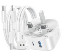 iPhone Charger and Plug,Apple i Phone Fast Charger Cable and Plug 25W Super Charge for iPhone 16e/16/15/14/14 Plus/14 Pro/14 Pro Max/13/13 Pro/12 Pro/SE/11 Pro,1M New USB C to C Charging Lead and Plug