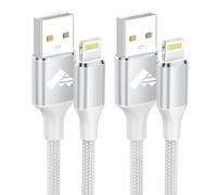 iPhone Charger Cable 2M 2Pack Lightning Cable MFi Certified iPhone Charging Cable Nylon iPhone Charger Lead USB Fast Charging Cable for iPhone 14 13 12 11 Pro Max XS XR X 8 7 6 Plus 5 SE