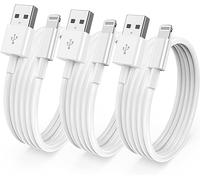 iPhone Charger Cable 3 Pack 1.8M [Apple MFi Certified] Long 6 Feet Lightning Cable Fast Charging Cord High Speed Data Sync USB Cable for iPhone 14 13 12 11 Pro Max XR XS Mini 8 7 Plus