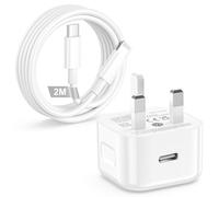 iPhone Charger Fast Charge, 20W USB C Charger Plug with USB C to Lightning Cable 2M for iphone 14 13 12 Mini 11 Pro Max XS XR SE 8 Plus, USBC Plug UK Type C plug Fast Charging iPad Usb C Power Adapter