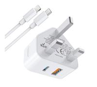 iPhone Charger Fast Charge USB C Charger Plug and 1M USBC Type C Cable for Lightning Apple i Phone Charging for iPhone 14/14 Pro Max/14 Plus/14 Pro 13 12 11 X XR SE 8 7 6 5 i Pad