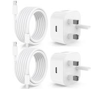 iPhone Charger Fast Charging, 20W MFi Certified USB C iPhone Charger Plug and 2M Type C to Lightning Cable Lead for Apple iPhone 14 Pro Max/14/13 Pro/13 Plus/12 Pro/12 Mini/11/XS/XR/8/7/6/iPad Air