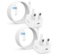 iPhone Charger Fast Charging, 2Pack 20W iPhone USB C Fast Charger Plug with 2M USB C to Lightning Cable Lead for Apple iPhone 14 Pro Max/14 Plus/14/13 Pro/13/12 Mini/11/XS/XR/8/iPad/Air Type C Adapter