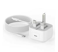 iPhone Charger Plug, 30W Super Quick Charging, USB-C Power Adapter with 2M USBC to Type C Charging Cable, Mfi Certified Fast Wall Charger for iPhone 17/16/16 Plus/16 Pro/16 Pro Max/15/iPad Air/AirPods