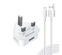 iPhone Charger Plug and Cable,Old Apple i Phone USB Lightening Charger Cable and Plug with Lead Charging for iPhone 14/13/12/11 10 Xs Max XR X 8 7 6 6S 5 5C 5S SE
