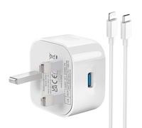 TEYASI USB C Fast Charger Plug and Cable 20W Fast Charge Compatible with iPhone 14/14 Pro Max/13/13 Pro/12/12 Pro/SE/11/11 Pro/10/XR/8/8 Plus, Type C Plug and Charging Lead for i Phone USBC