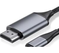 iPhone HDMI Cable for TV 2M, Lightning HDMI Cable 1080P Digital AV Adapter Plug & Play, Compatible with iPhone 14/13/12/11/XS/XR/X/8/7/6 and iPad to Connect to TV/Projector/Monitor