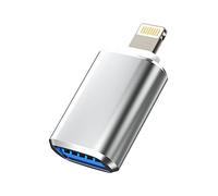 iPhone OTG Adapter Dongle Lightning Male to USB Female Converter for Apple 14 13 12 11 Pro Max Xr X Xs Mini 8 7 Plus Se iPad Air Camera Card Reader USB Flash Drive Mouse Keyboard Hub U Disk MIDI Piano