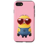 iPhone SE (2020) / 7 / 8 Minions Cute Bob In Love Heart Shaped Glasses Portrait Case