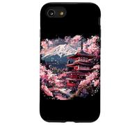 iPhone SE (2020) / 7 / 8 Pagoda Japanese Pagoda Tower Sakura Cherry Blossom Japan Art Case
