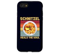 iPhone SE (2020) / 7 / 8 Schnitzel Heals The Soul Funny Retro German Schnitzel Lovers Case