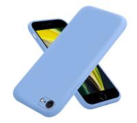 (IPHONE SE 2020, Sky Blue) For Apple iPhone 15 14 13 12 Pro Max SE 2020 / 2022 / 7 / 8 Liquid Silicone Shockproof Phone Case